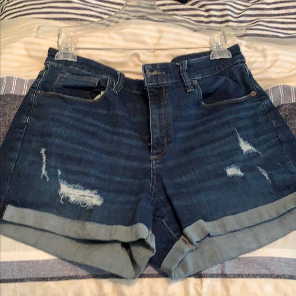 Denim shorts